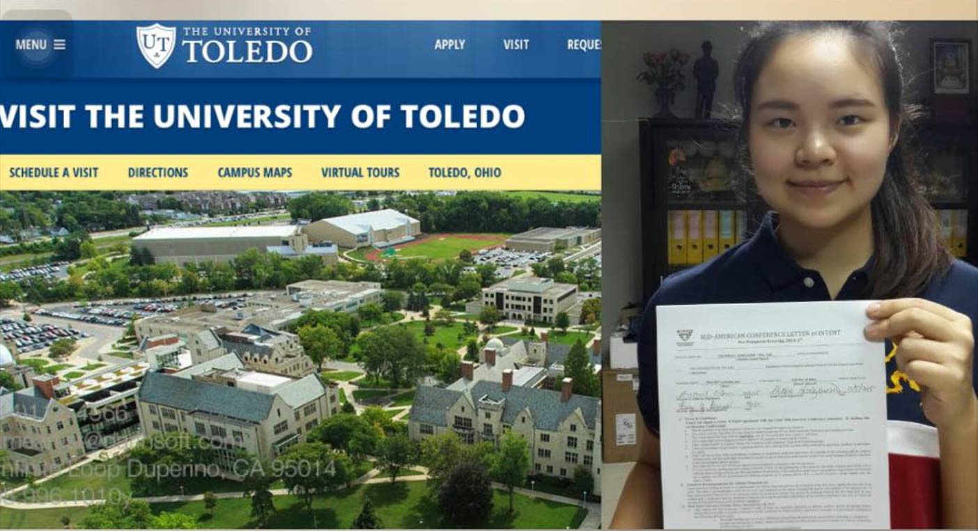 ขอแสดงความยินดีกับน้องธัญ (ธัญพิชชา สุขเกษม) ที่ได้รับทุนนักกีฬากอล์ฟมหาวิทยาลัย University of Toledo Ohio State USA.